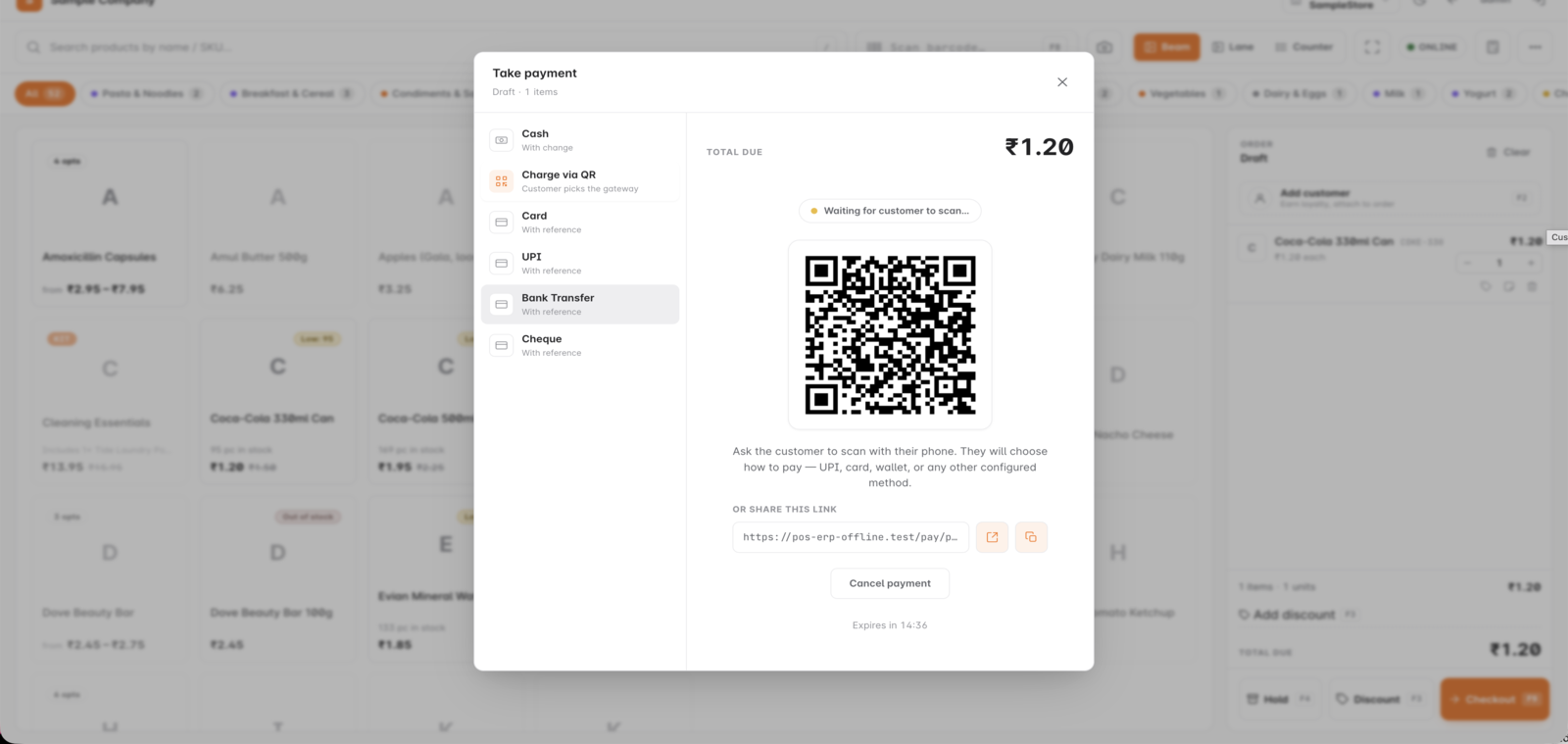 QR payment