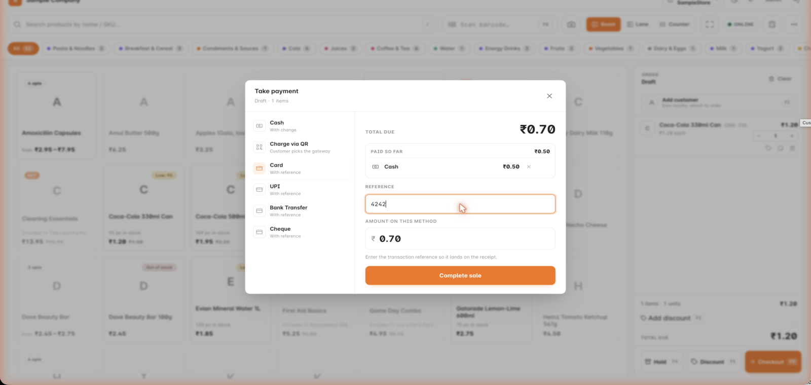 Split payment